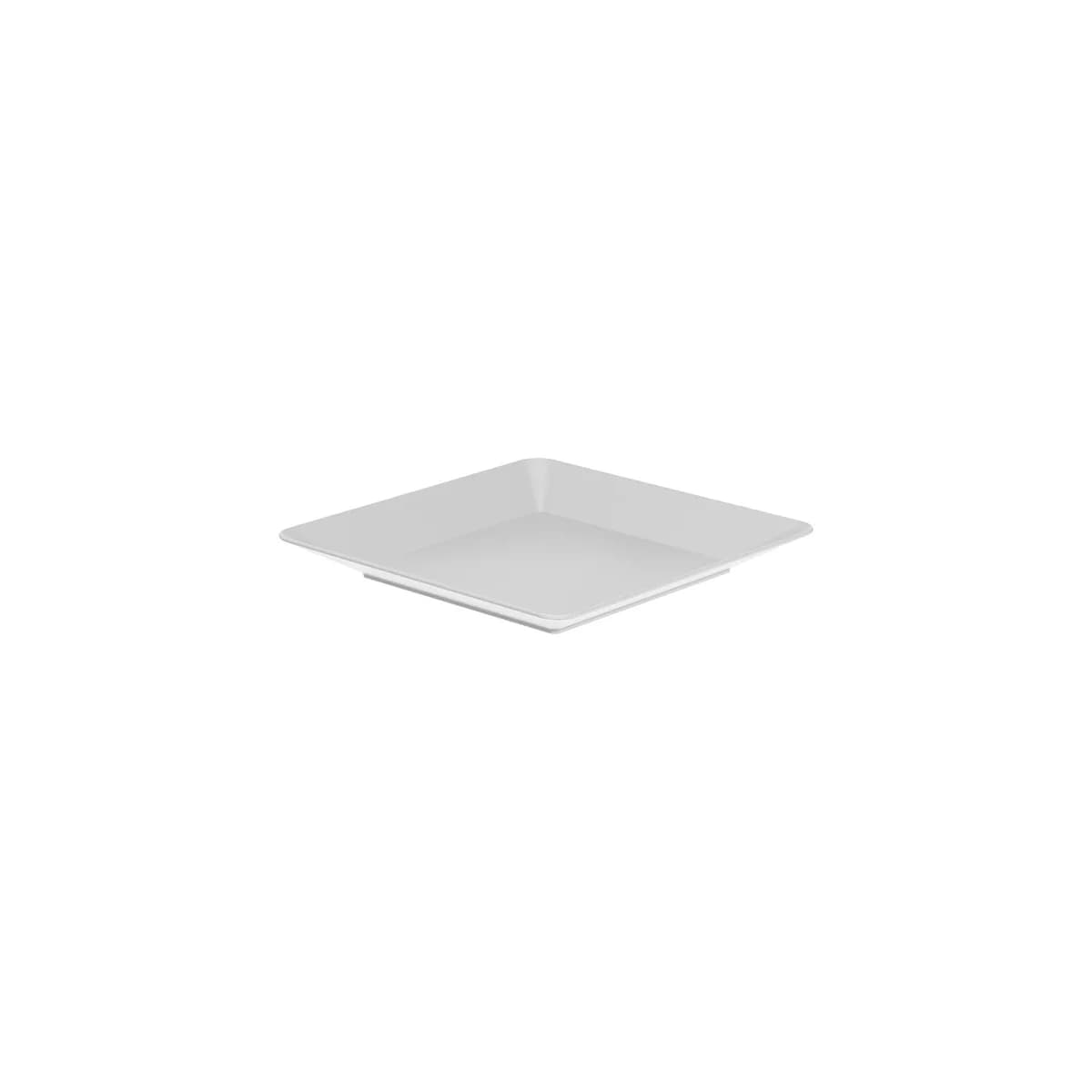 Porta lanche luna quadrado Ou Linha Servir — Branco