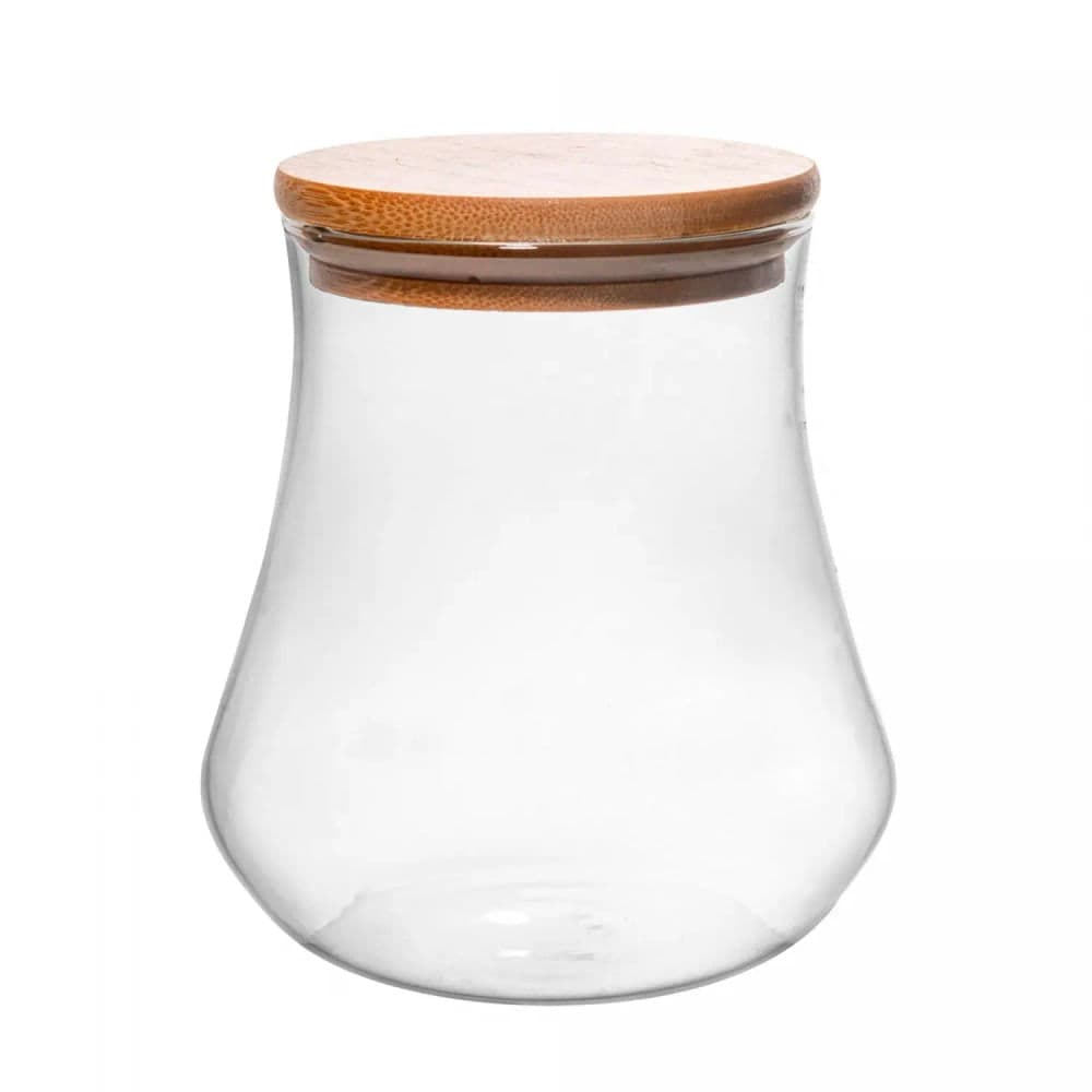 Porta Mantimento com Tampa de Bambu 1l - Wolff