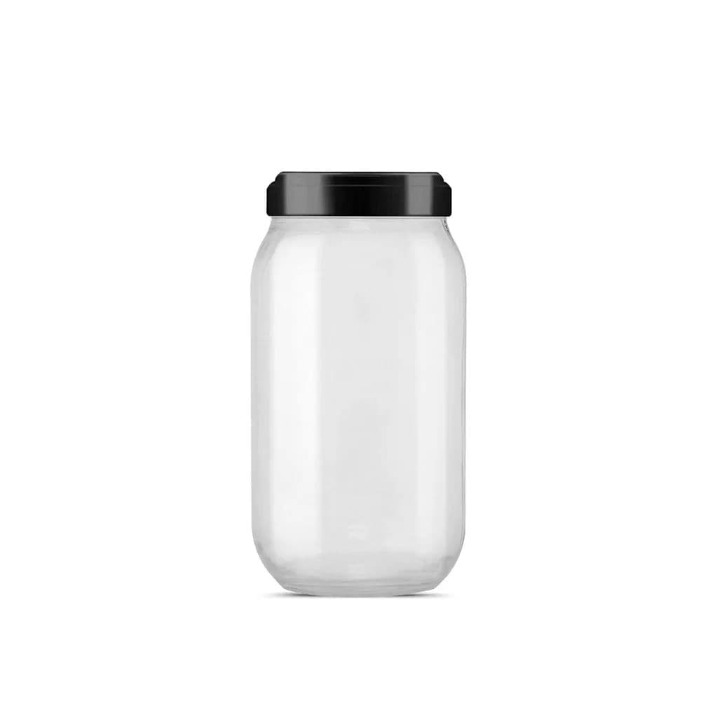 Porta Mantimentos de Vidro Redondo 1,0l - Hercos