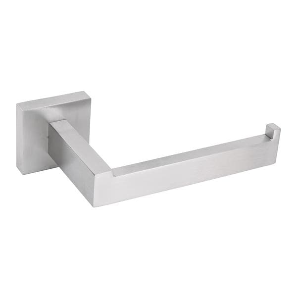 Porta Papel Higiênico Metal Parede Inox Escovado Definite Stoc