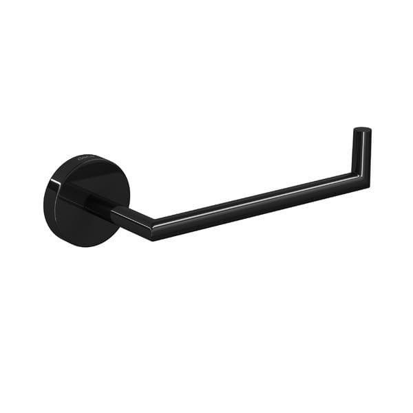 Porta Papel Higiênico Metal Preto Disco|Soul Deca