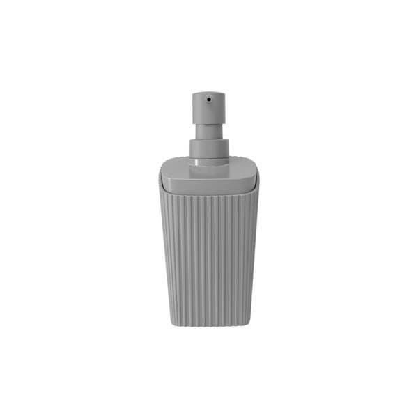 Porta Sabonete Líquido 350ml New Square Cinza Coza