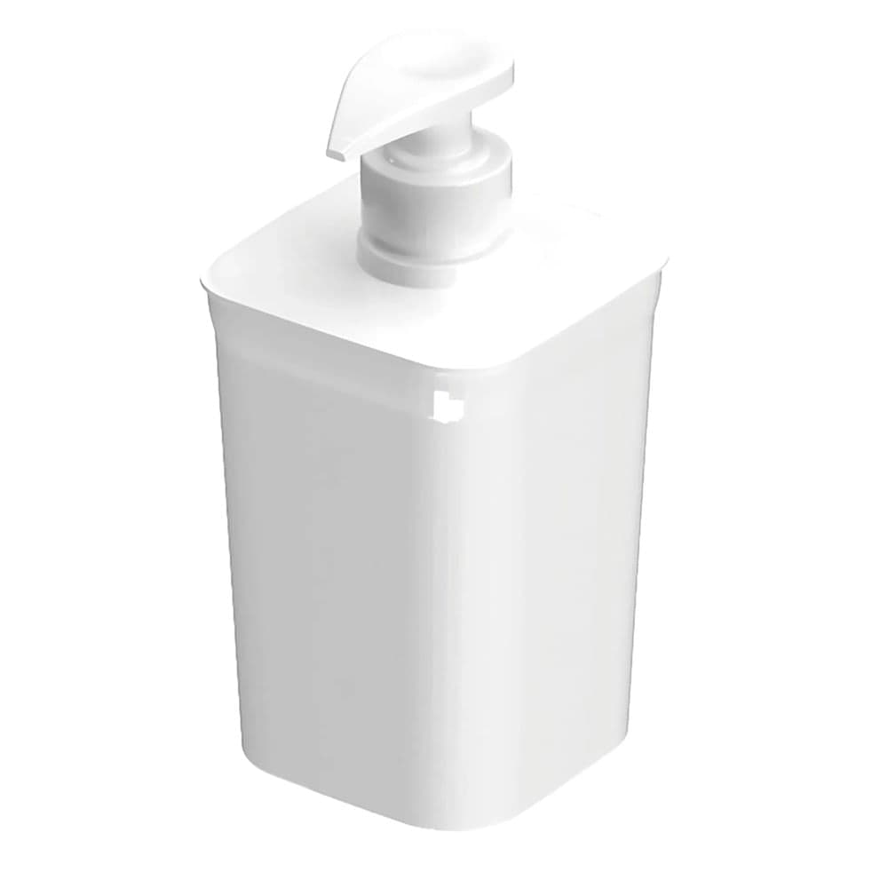 Porta Sabonete Líquido Flat 500mL Branco - Nitron