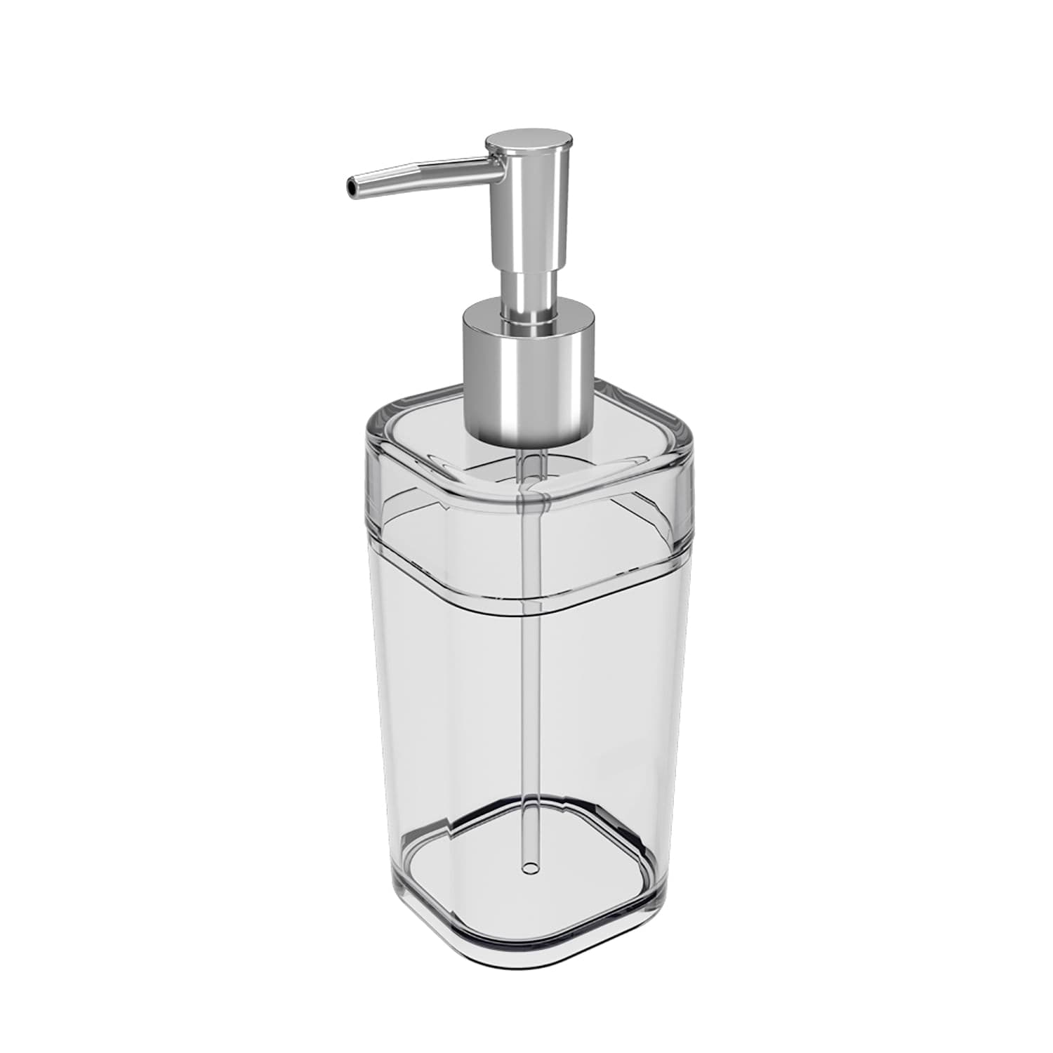 Porta Sabonete Líquido Splash 290mL Cristal - Coza