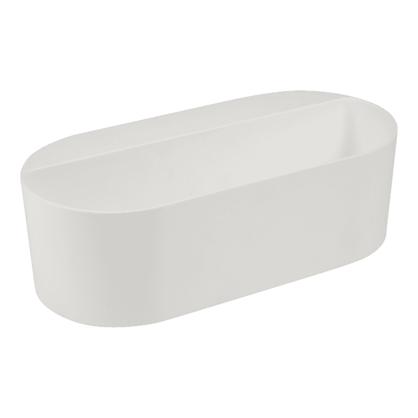 Porta Shampoo Plástico 11,2x28x13,2cm Easy Branco Sensea