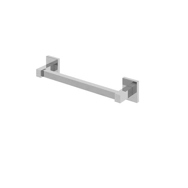 Porta Toalha Banho Barra 35,1cm Metal Prata Brilhante Versata Fani