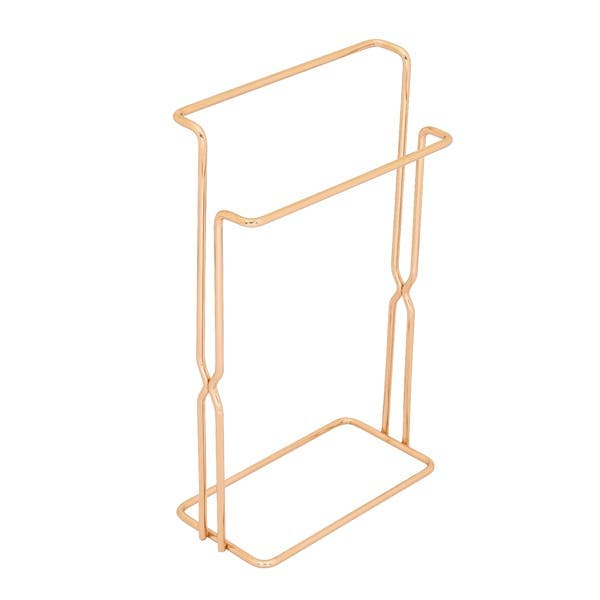 Porta Toalha Banho Metal e Plástico Barra Soft Barroque Future