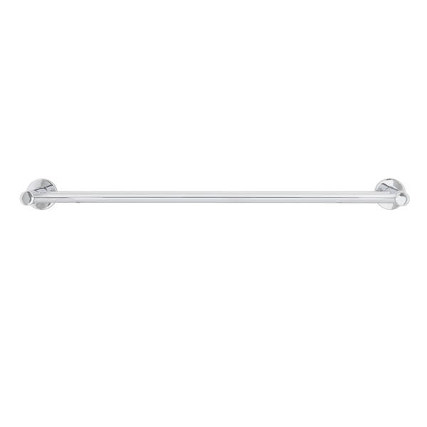 Porta Toalha de Banho Duplo Parede 65cm Metal Cromado Style Sensea
