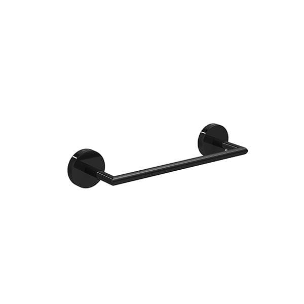 Porta Toalha Rosto Disco 20cm Preto Deca