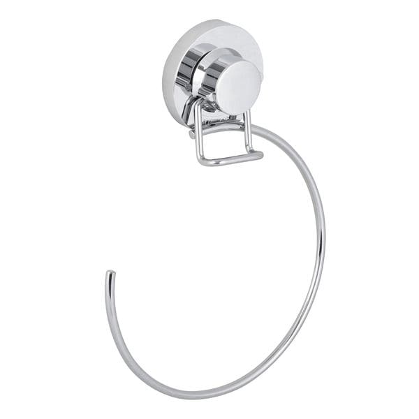 Porta Toalha Rosto e Banho Metal Argola Future