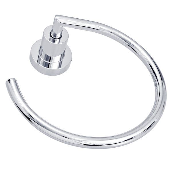 Porta Toalha Rosto Metal Argola Slim Deca