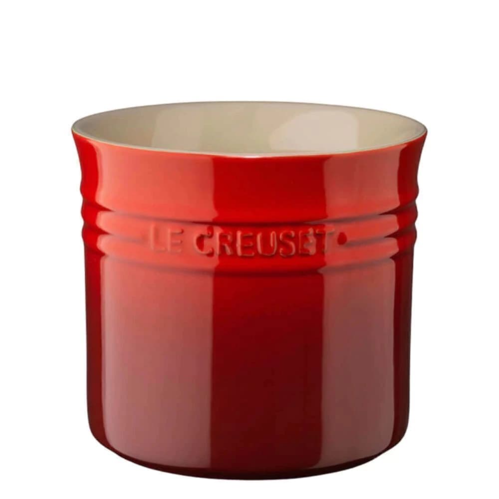 Porta Utensílios de Cerâmica Le Creuset Classic Vermelho 16x16cm