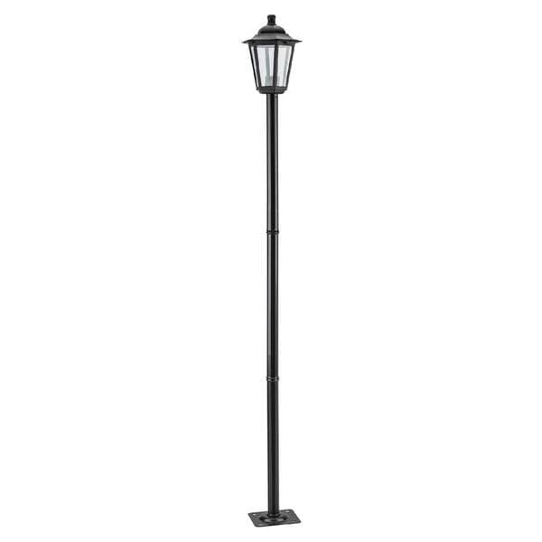 Poste Externo 1 Lâmpada Preto Termoplástico 1,71m Dital