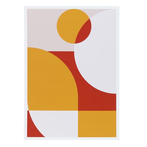 Pôster Bauhaus Multicolorido 50x70cm Outlet dos Quadros