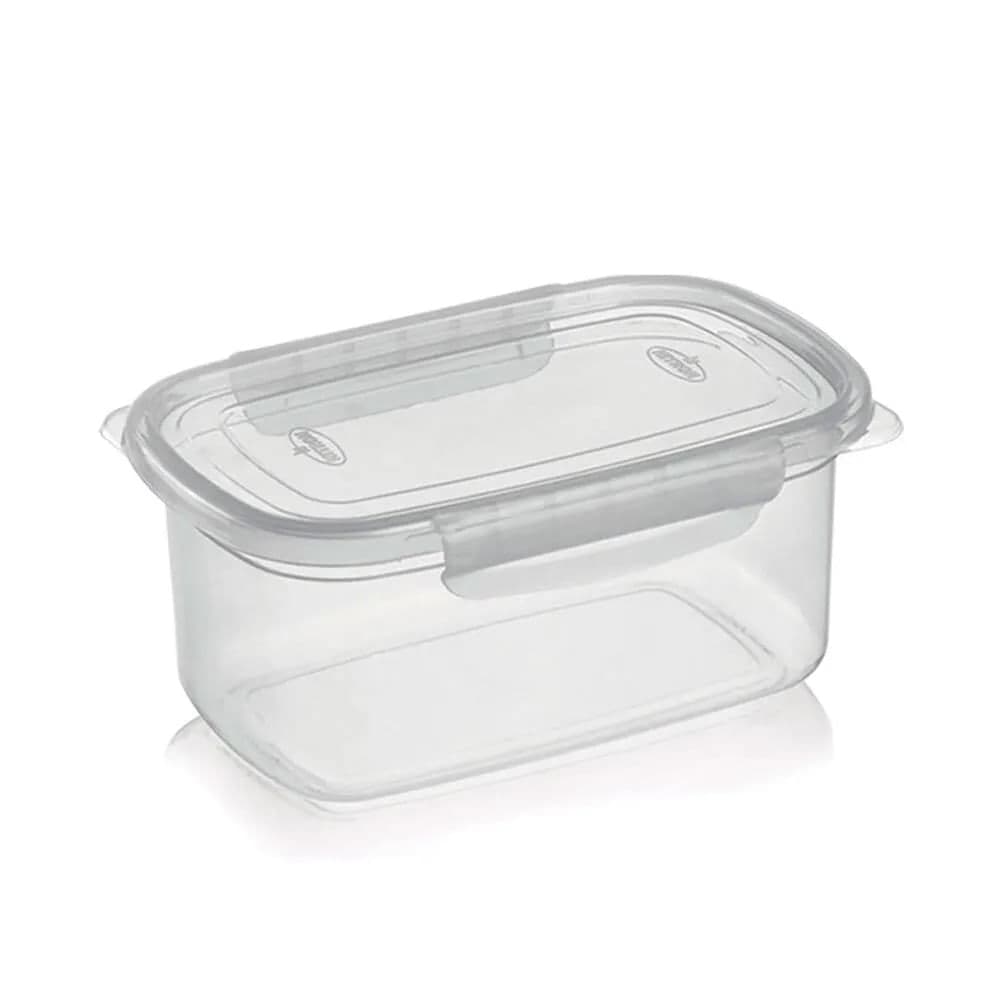 Pote com Travas Retangular 2,2l Transparente - Nitron