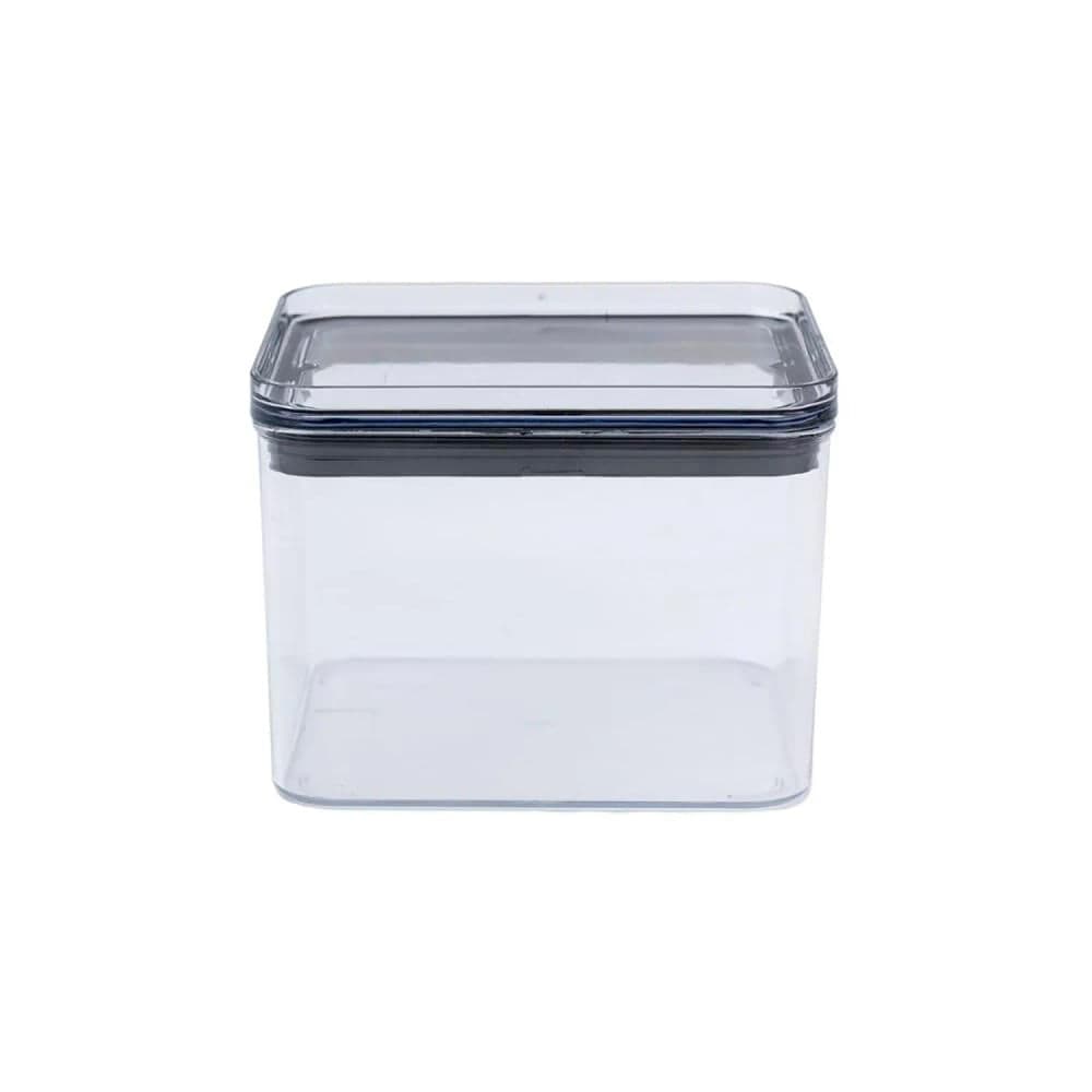 Pote de Mantimentos Quadrado 800mL Transparente - Oikos