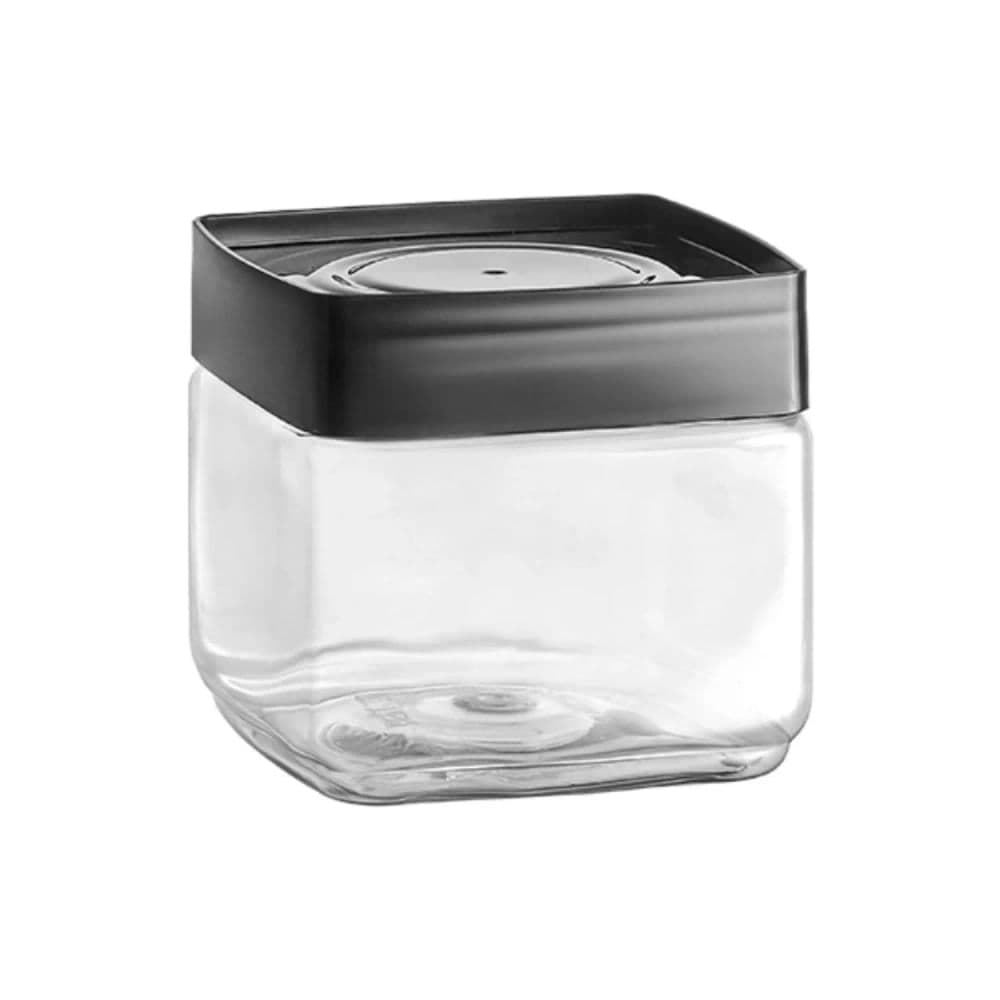 Pote de Plástico Organizador 200mL Faces Preto - Tiba