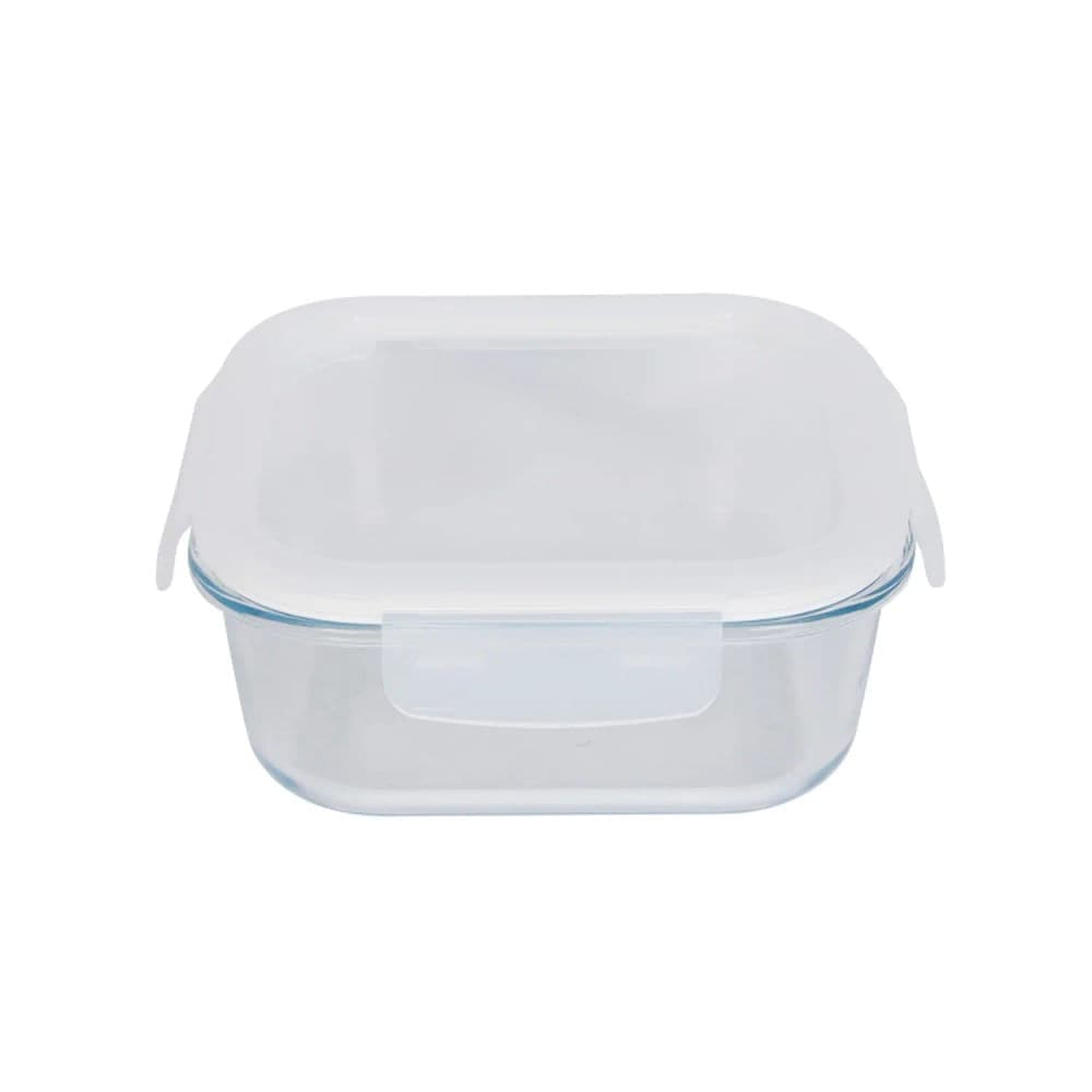 Pote de Vidro Hermético Quadrado com Tampa 500mL - Fratelli