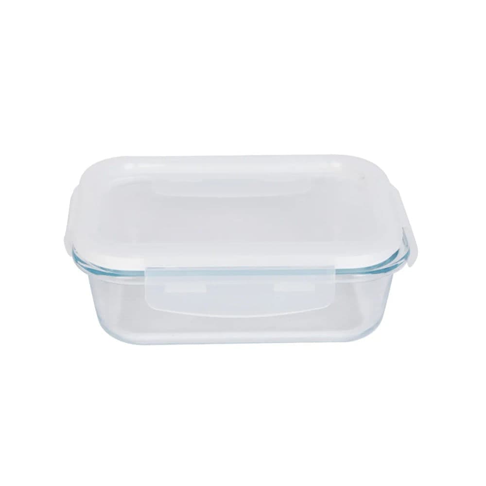 Pote de Vidro Hermético Retangular com Tampa 640mL - Fratelli