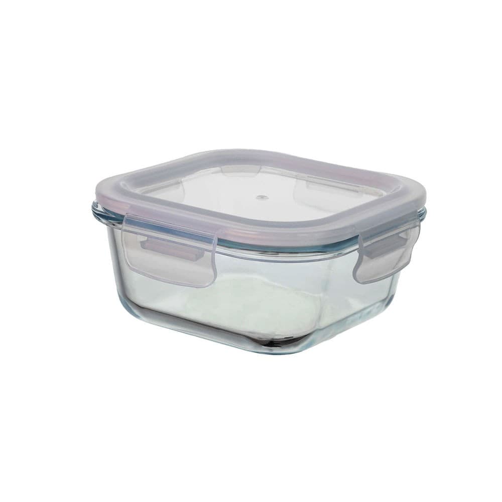Pote Hermético De Vidro Quadrado 520ml - Tuut