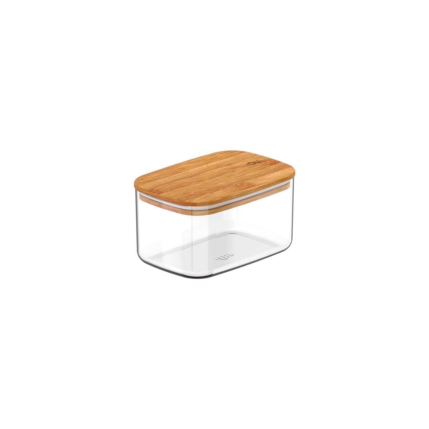 Pote hermético organizador retangular Ou 650ml Linha Keep
