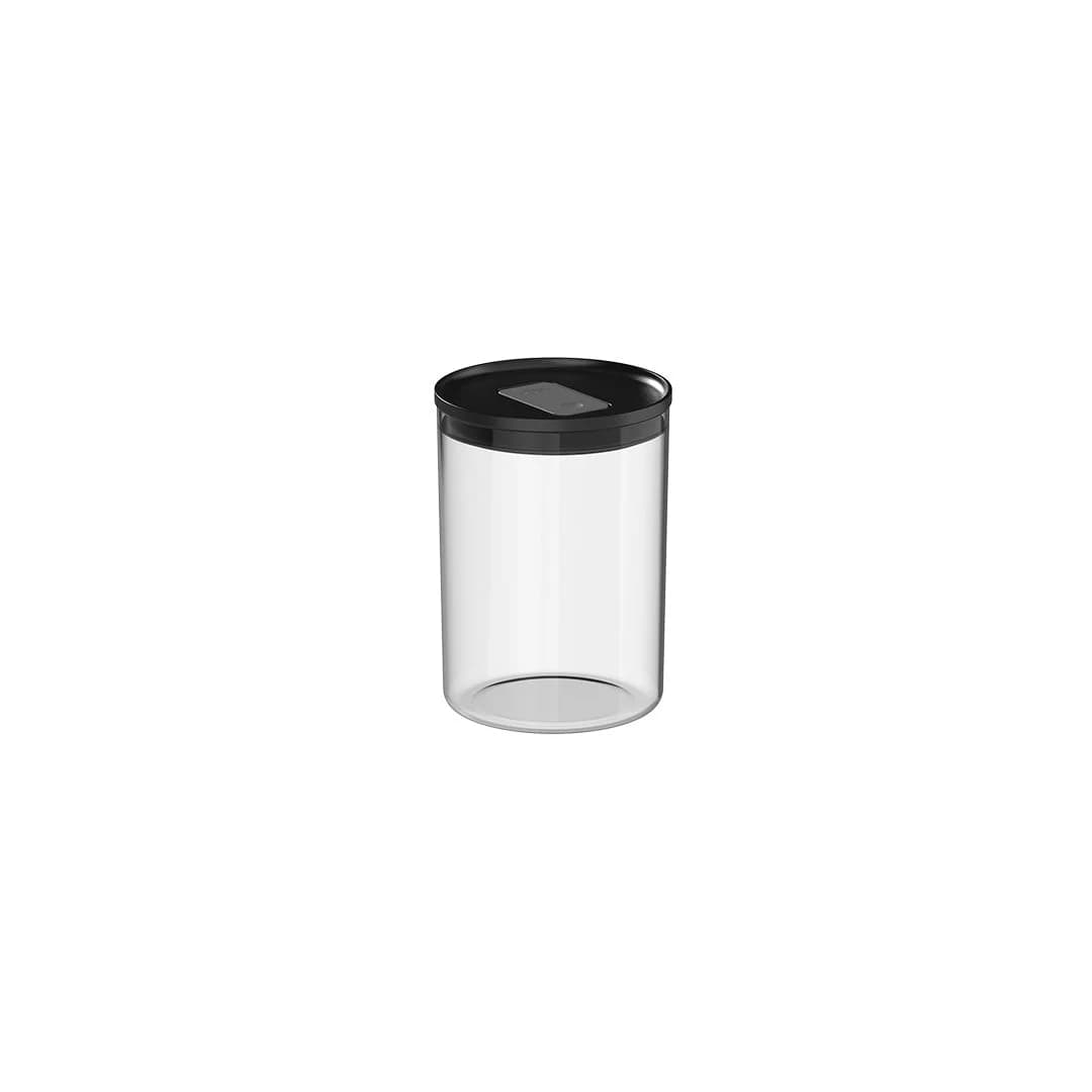 Pote Hermetico Redondo 1L Duo Lock — Preto