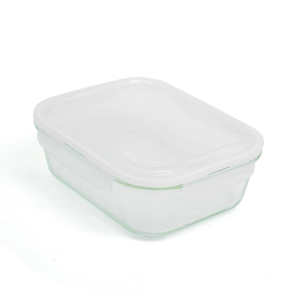 Pote Hermético Retangular 2,26l Transparente - Oikos