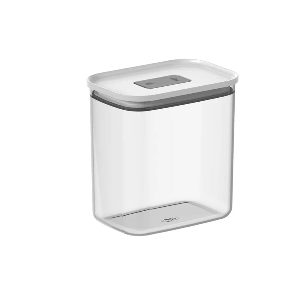 Pote Hermético Retangular Duo Lock 1,5l Branco - Ou