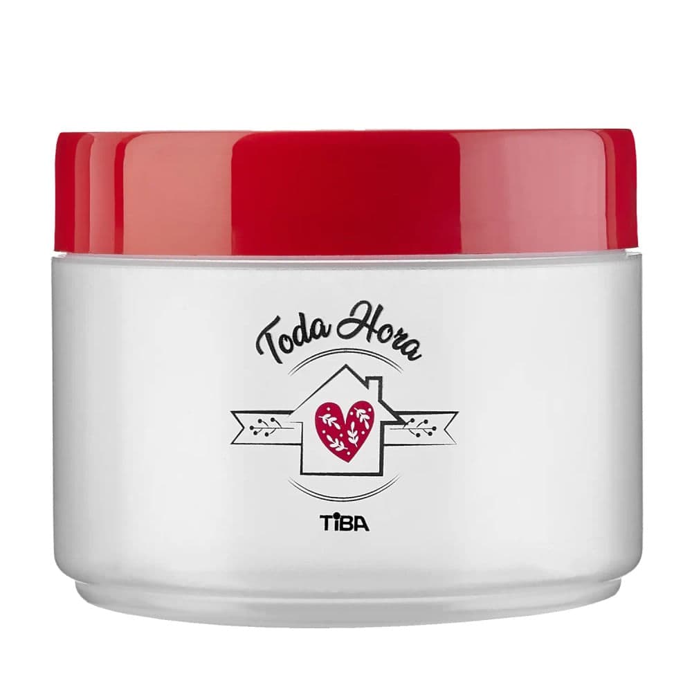 Pote Organiza Toda Hora 500mL com Tampa Vermelha - Tiba