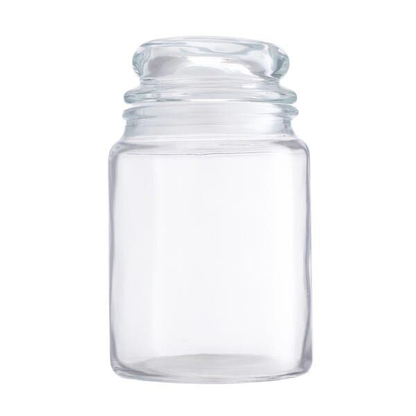 Pote Transparente de Vidro 800ml 10x17 Mozcada