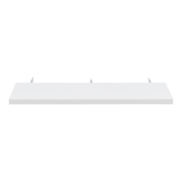 Prateleira com Suporte Invisível 80x30cm Branca MDP Spaceo