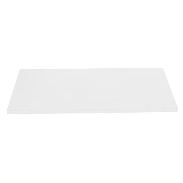 Prateleira de Madeira MDP Branca 60x30cm Decoração Spaceo