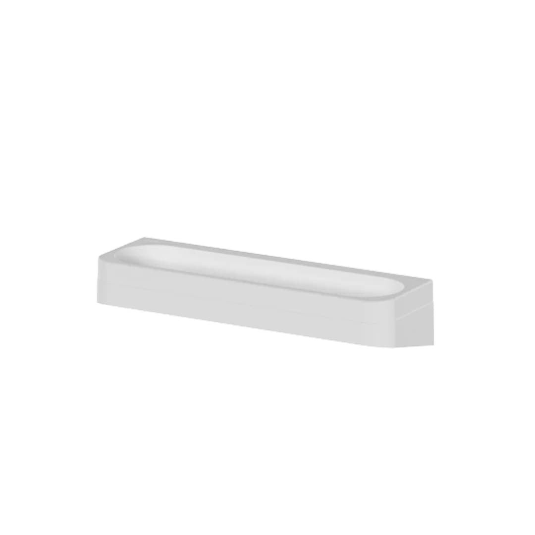 Prateleira de parede horizontal Ou Linha Eleve — Branco