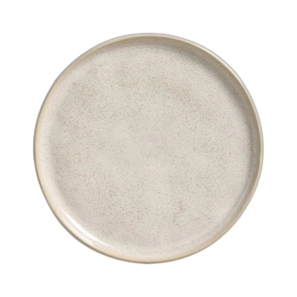 Prato de Cerâmica Bio Latte — Sobremesa 21,5cm - Porto Brasil