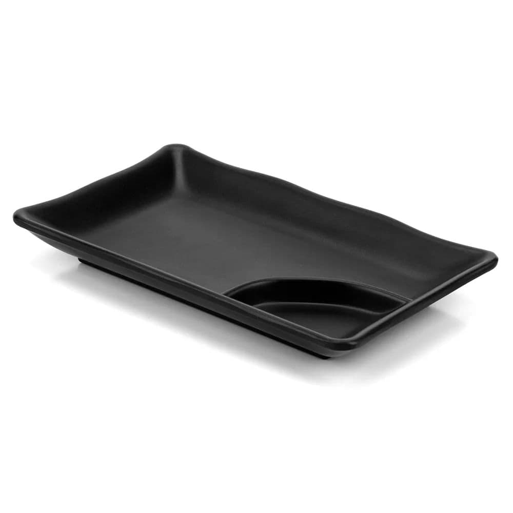Prato de Melamina 19cm Preto - Marcamix