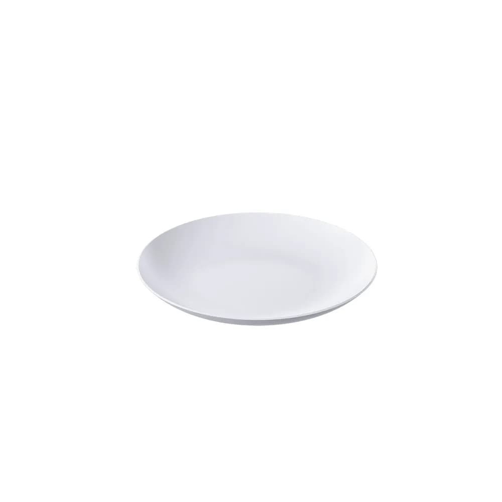 Prato de Sobremesa De Plástico Cozy 18cm Branco - Coza