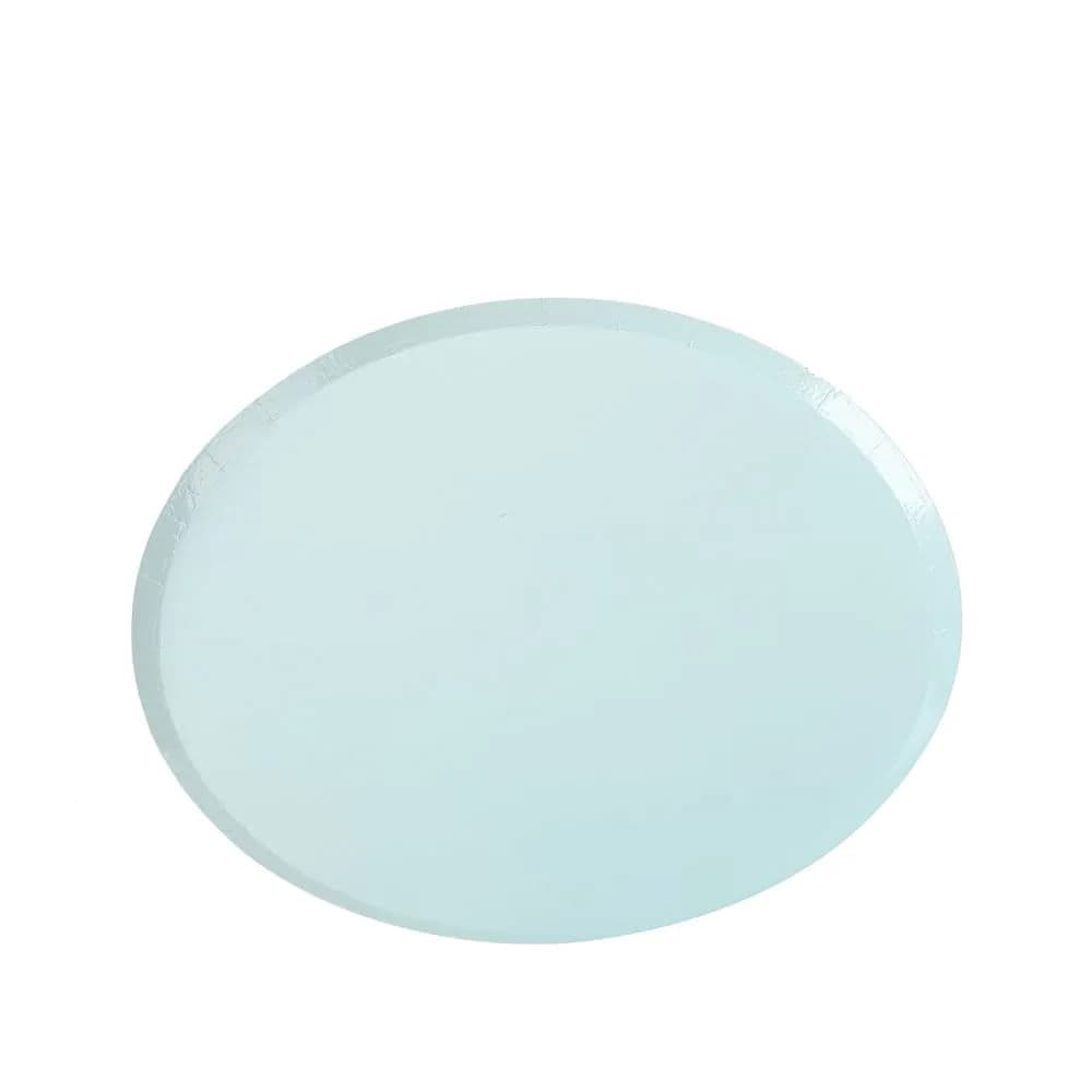 Prato Descartável com 8 Unidades 18cm Candy Verde - Silver Plastic