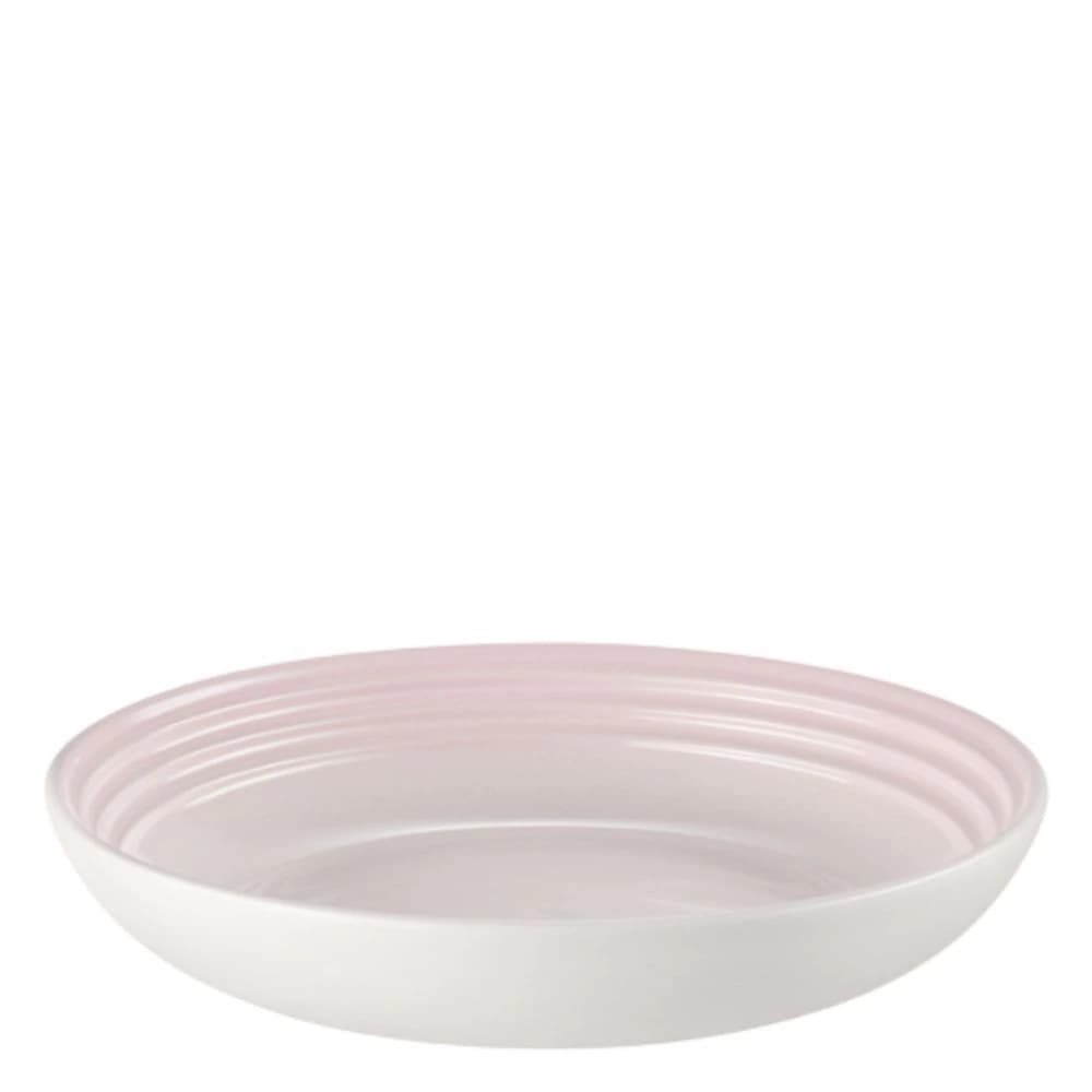 Prato Fundo de Cerâmica Le Creuset Shell Pink 22cm