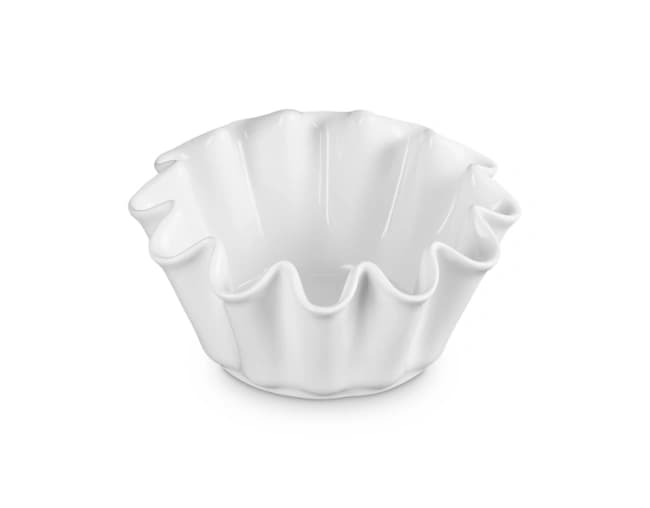 Prato Fundo Ruffle 21cm Le Creuset — Branco