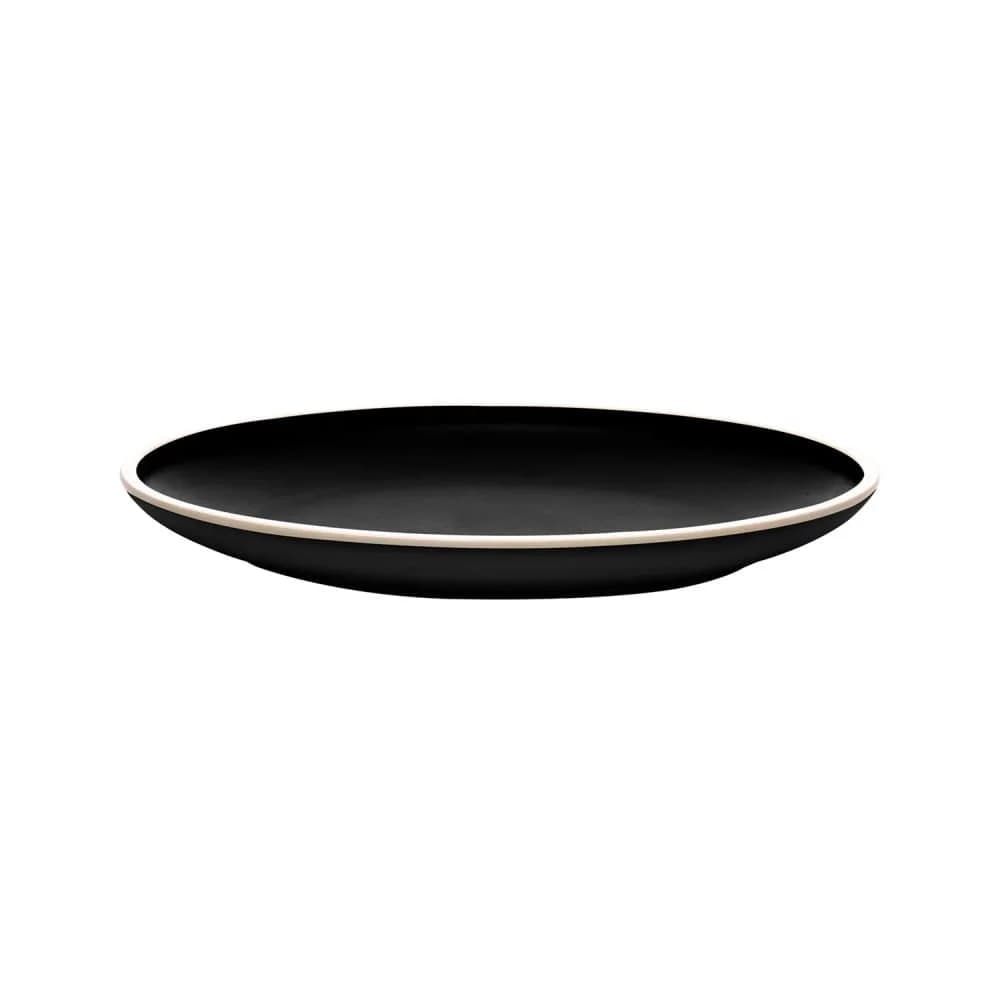 Prato Melamina Class Preto — Sobremesa 21,5cm - Wolff
