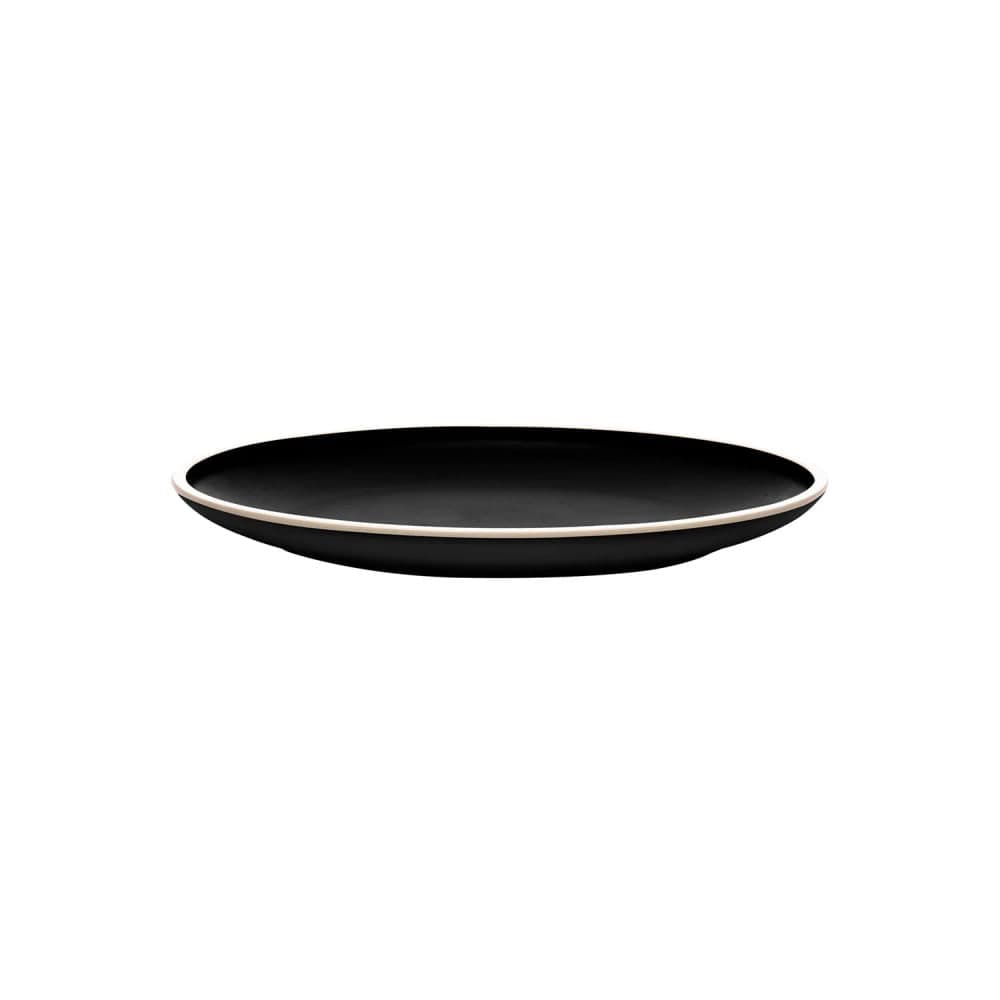 Prato Melamina Class Preto para Pão 15cm - Wolff