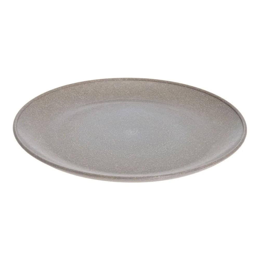 Prato para Lanche Petra 21cm Cinza - Evo