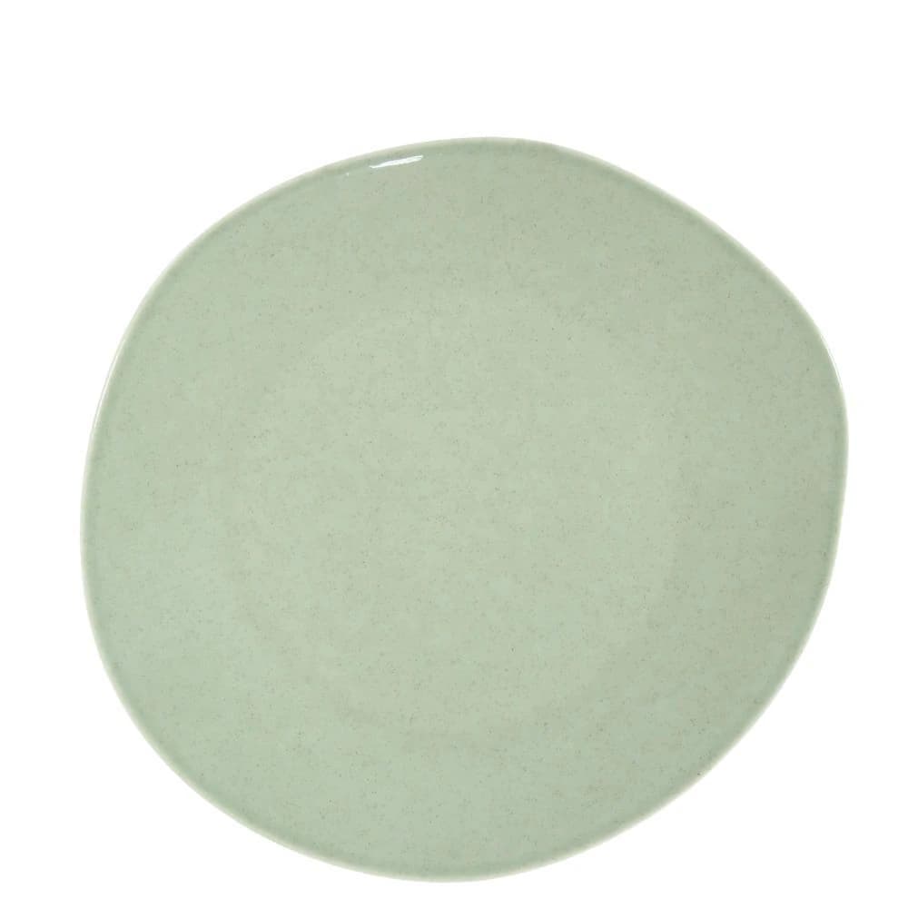Prato para Sobremesa de Porcelana Organic Mint 22cm 6pçs