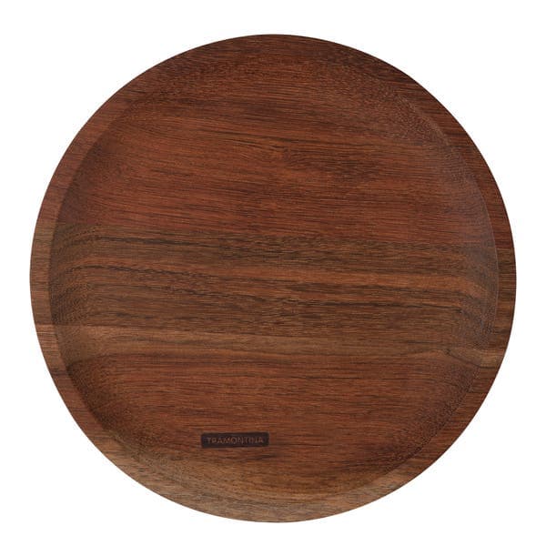 Prato Smoked de Madeira 18x25x25cm Tramontina