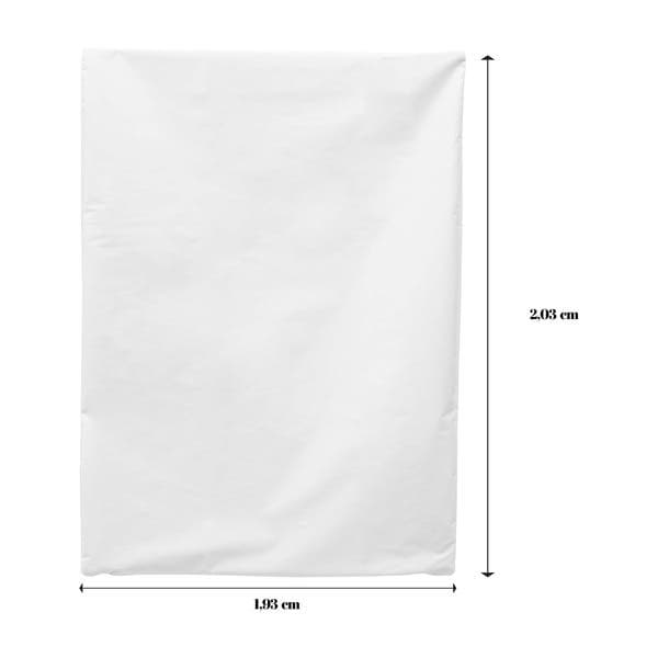 Protetor de Colchão Impermeável King Tecido Misto Branco 2,03x1,93m