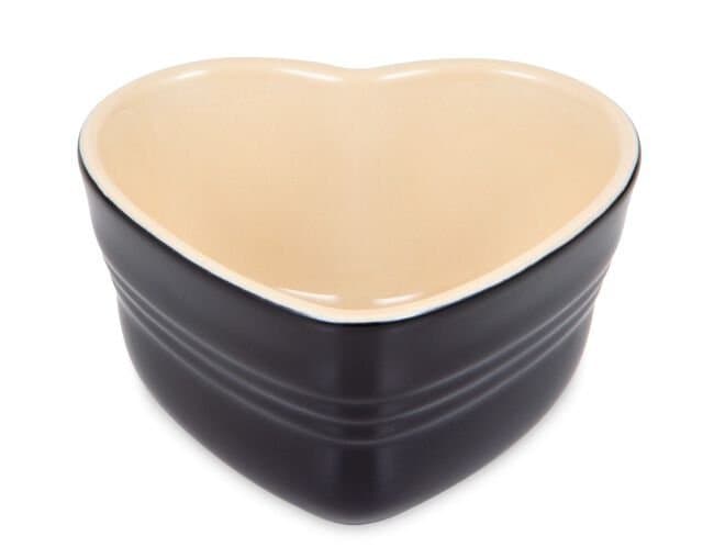 Ramekin de Coração Le Creuset Black Onix