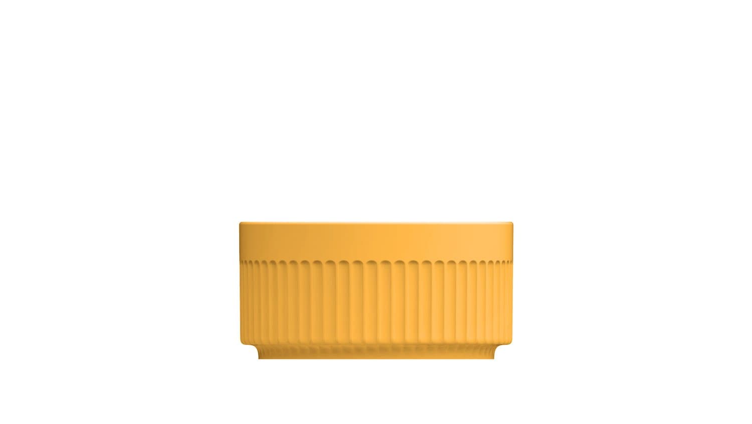 Ramekin de Porcelana Germer Amarelo 180 ml