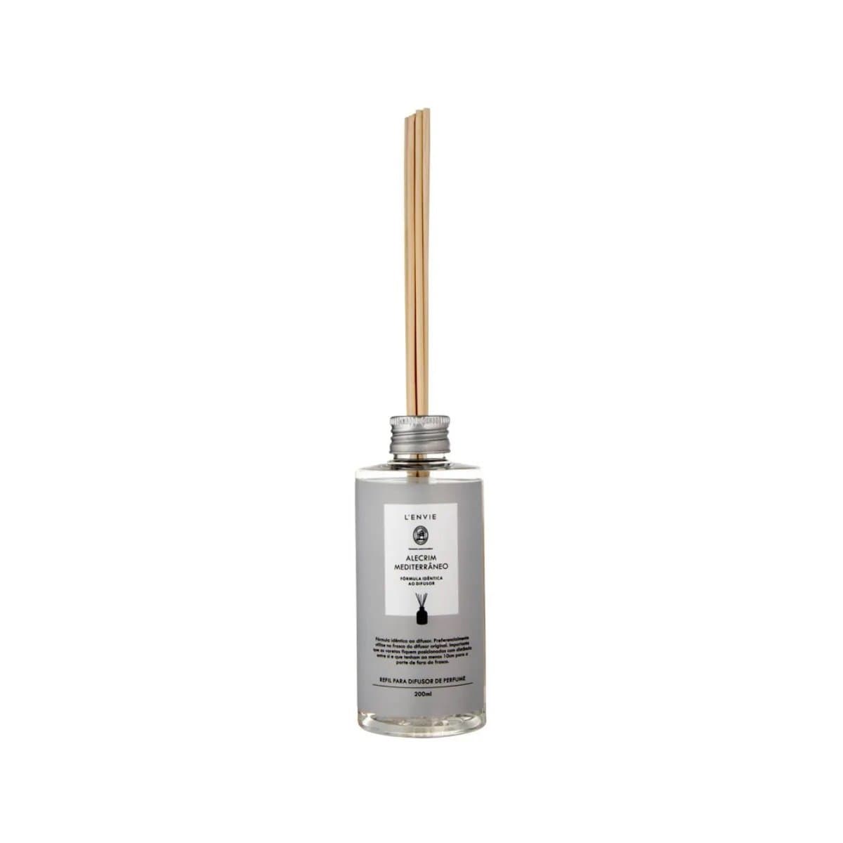 Refil Difusor de Perfume Lenvie Alecrim Mediterrâneo 200ml