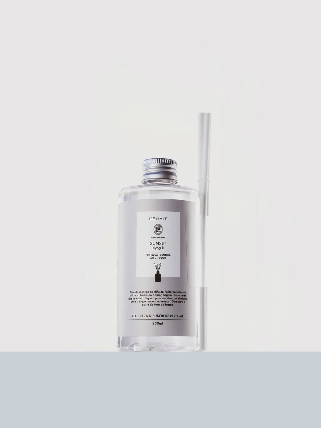 Refil Difusor de Perfume Sunset Rosê Lenvie 250 ml