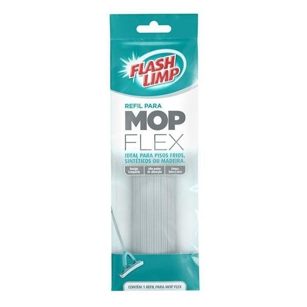 Refil Mop Limpeza Geral 7092 Cinza Flash Limp